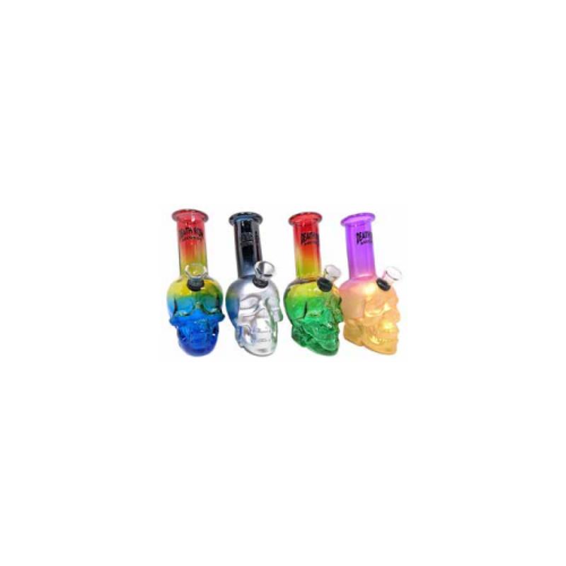 Death Row Records Skull Head Bubbler 6″ Water Pipe Group Photo