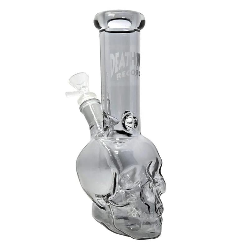 Death Row Records (Water Pipe) 8″ Metallic Skull with 14M Bowl