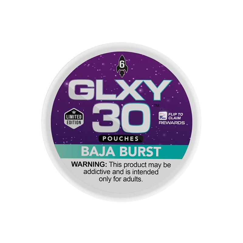GLXY (DSPLY 5pc)(Nic Pouch)(30ct Can)(SAS) Baja Burst