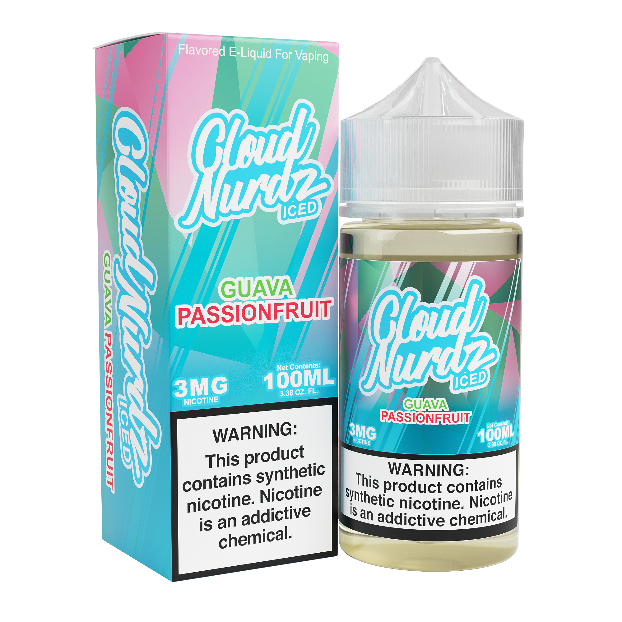 Guava Passionfruit Iced (Pink Guava Iced) by Cloud Nurdz TFN 100mL