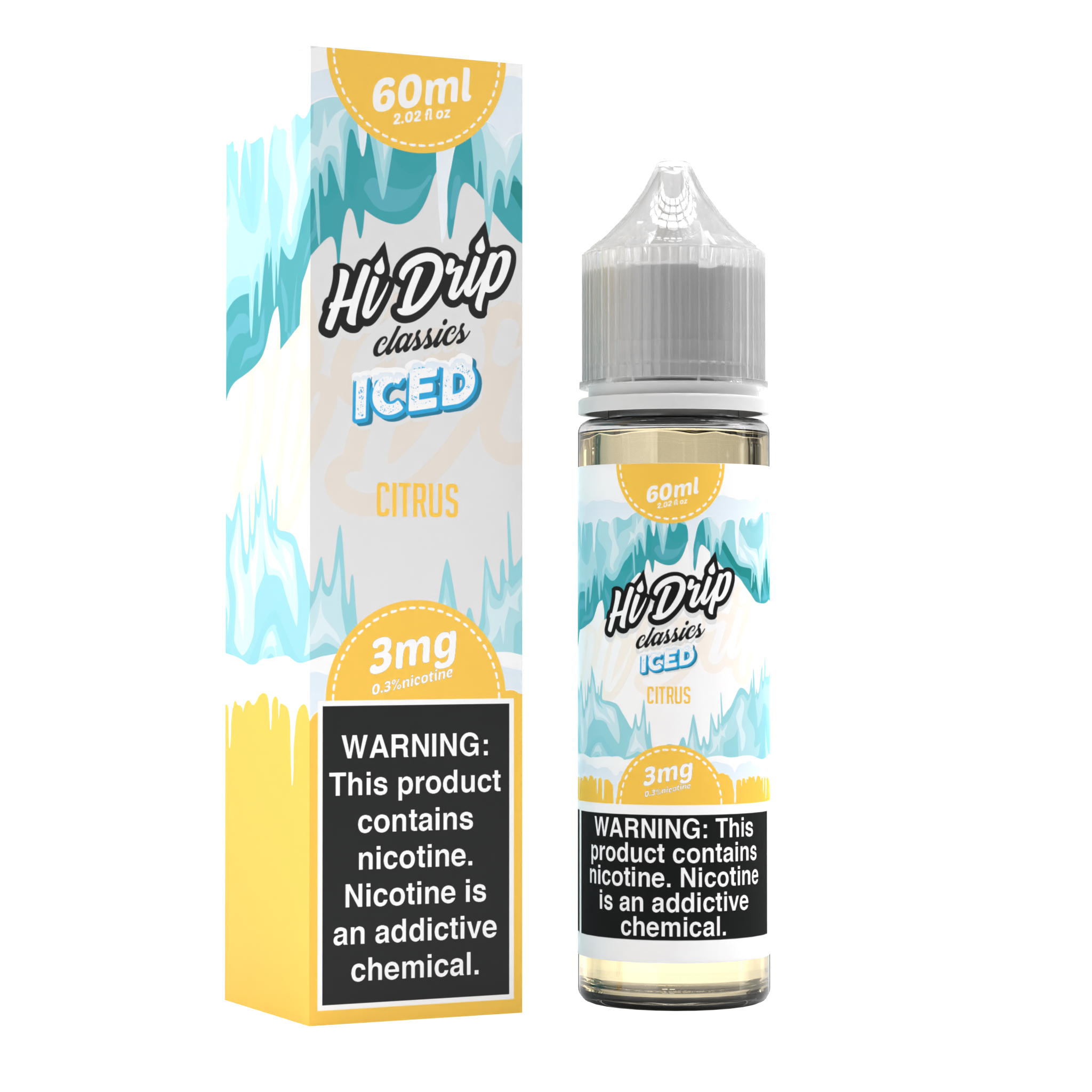 Citrus Iced by Hi-Drip Classics E-Liquid 60ML with Packaging