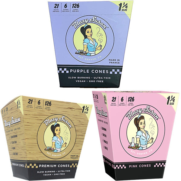 Blazy Susan 1 1/4 Cones (6ct/21pk) Group Photo