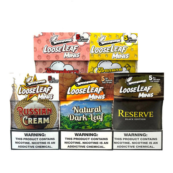 Loose Leaf – Wraps Mini’s – 5 Wraps (8-Pack) Group Photo
