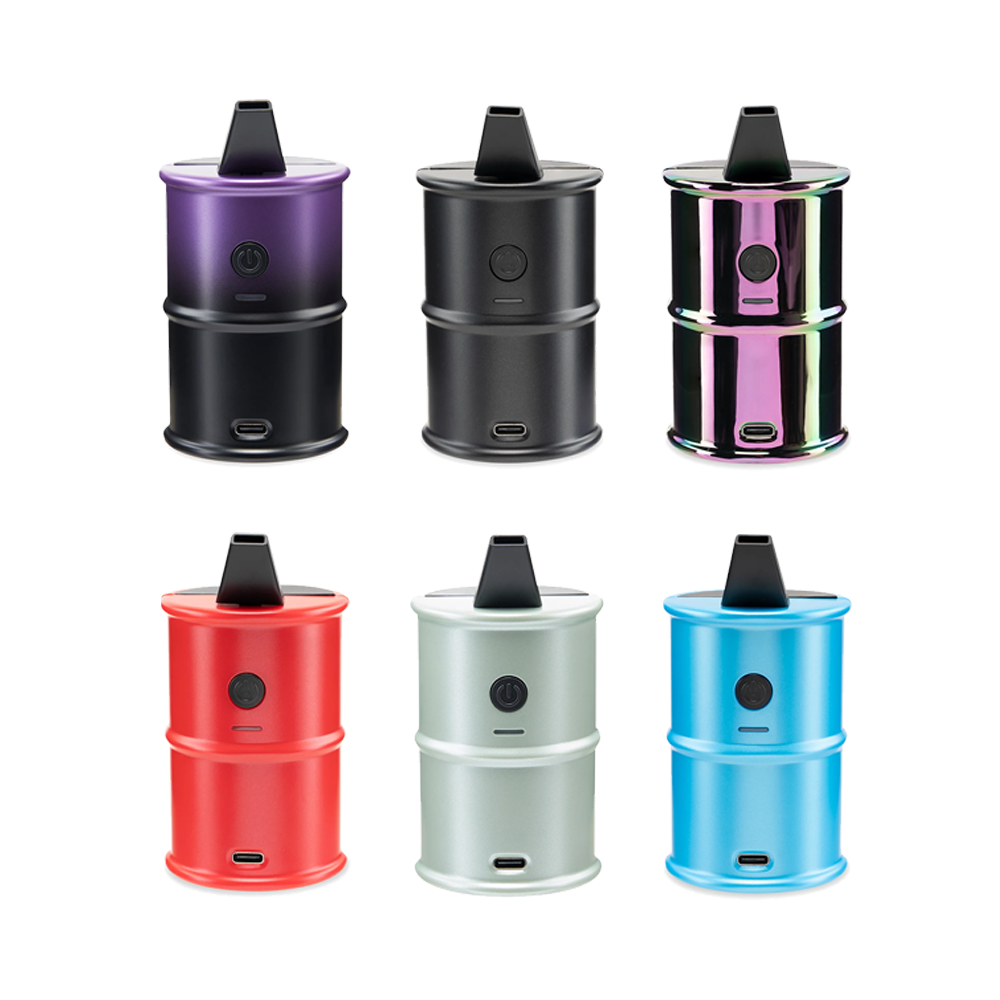 Ooze Electro Barrel Dab Rig (2000mAh) Group Photo