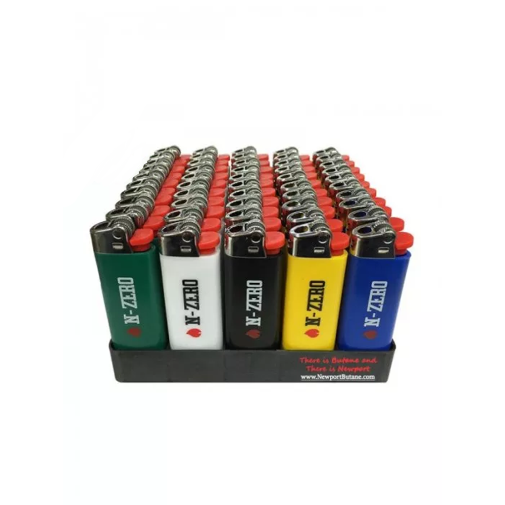 Newport N-ZERO Premium Spark Lighter (50pc Display) Assorted Colors