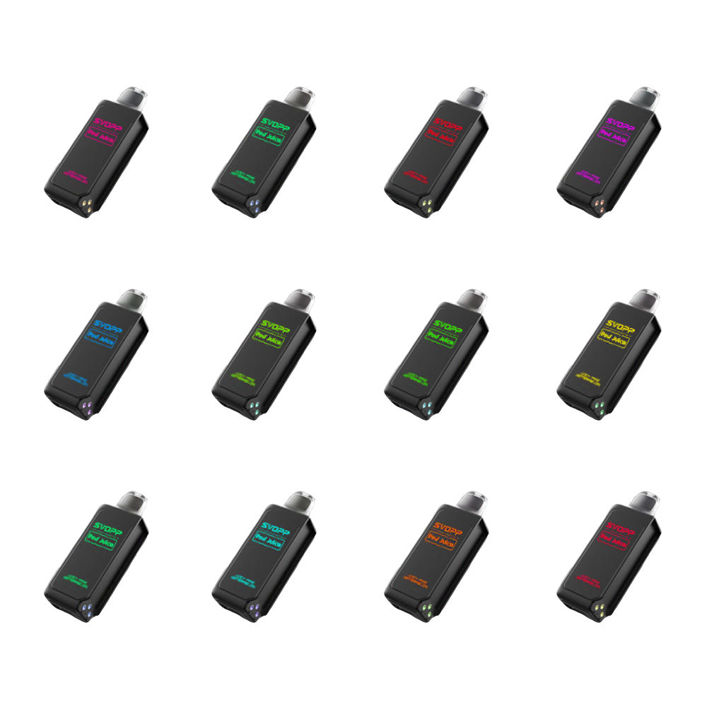 SVOPP Pod Juice E-Cig Disposable 30000 Puff 13mL 50mg Group Photo
