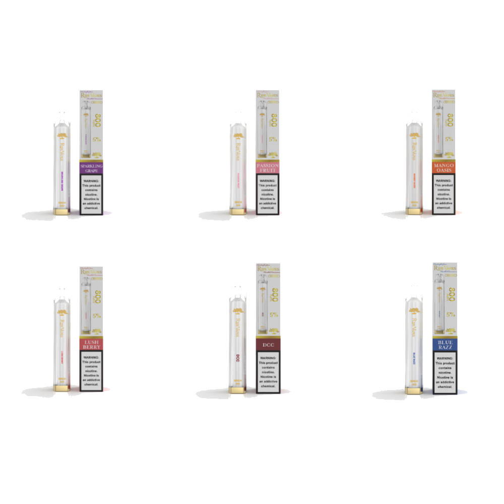 Ripe Vape Birch Disposable Group Photo