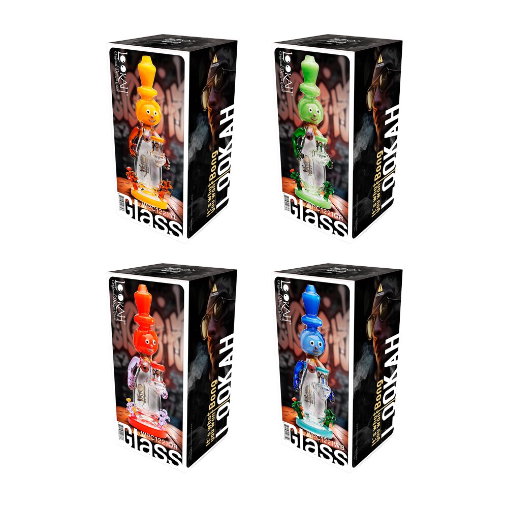 Lookah 9.5” Cute Garden Snowman Dab Rig (WPC1221) Group Photo