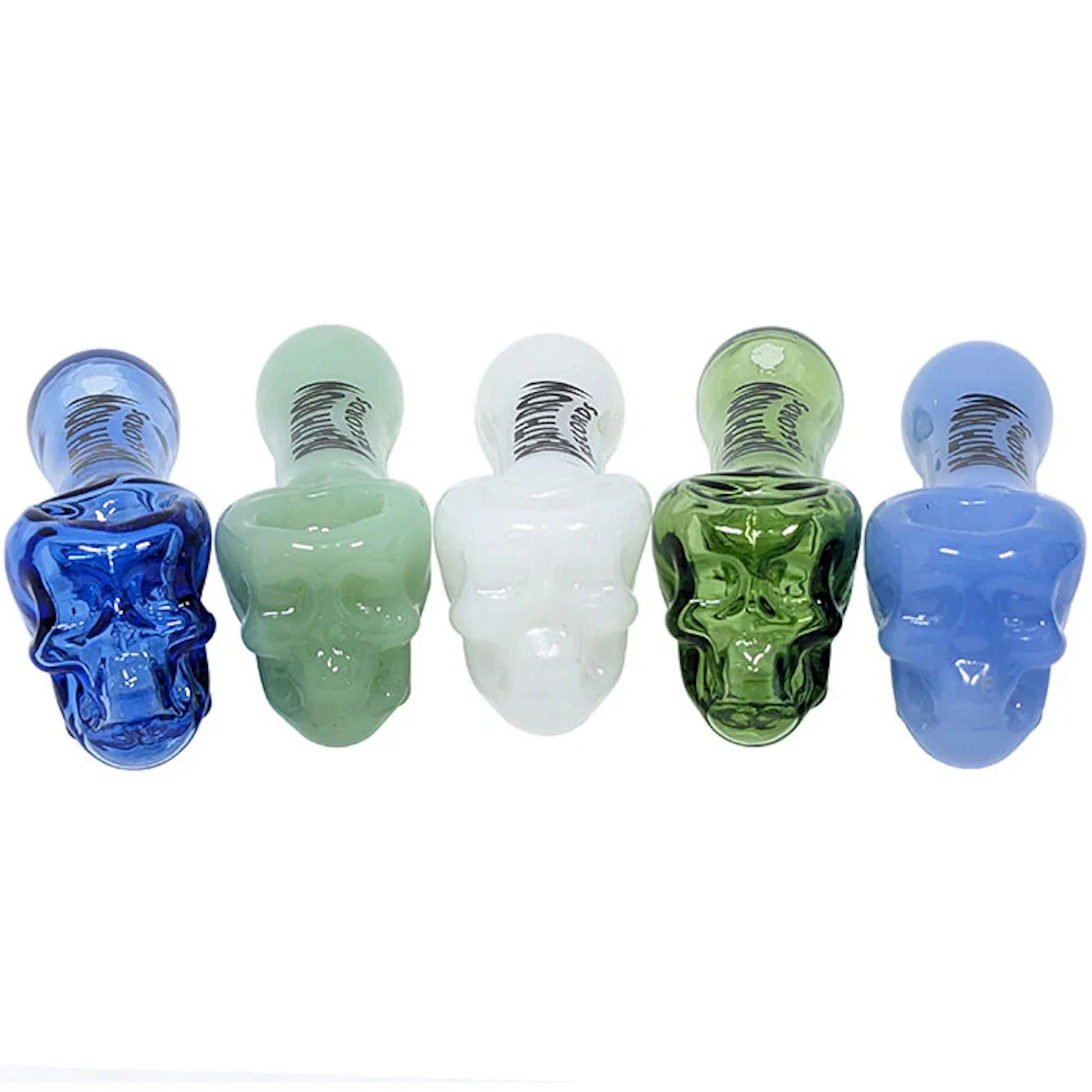Death Row Records (Hand Pipe) 4" Color Skull