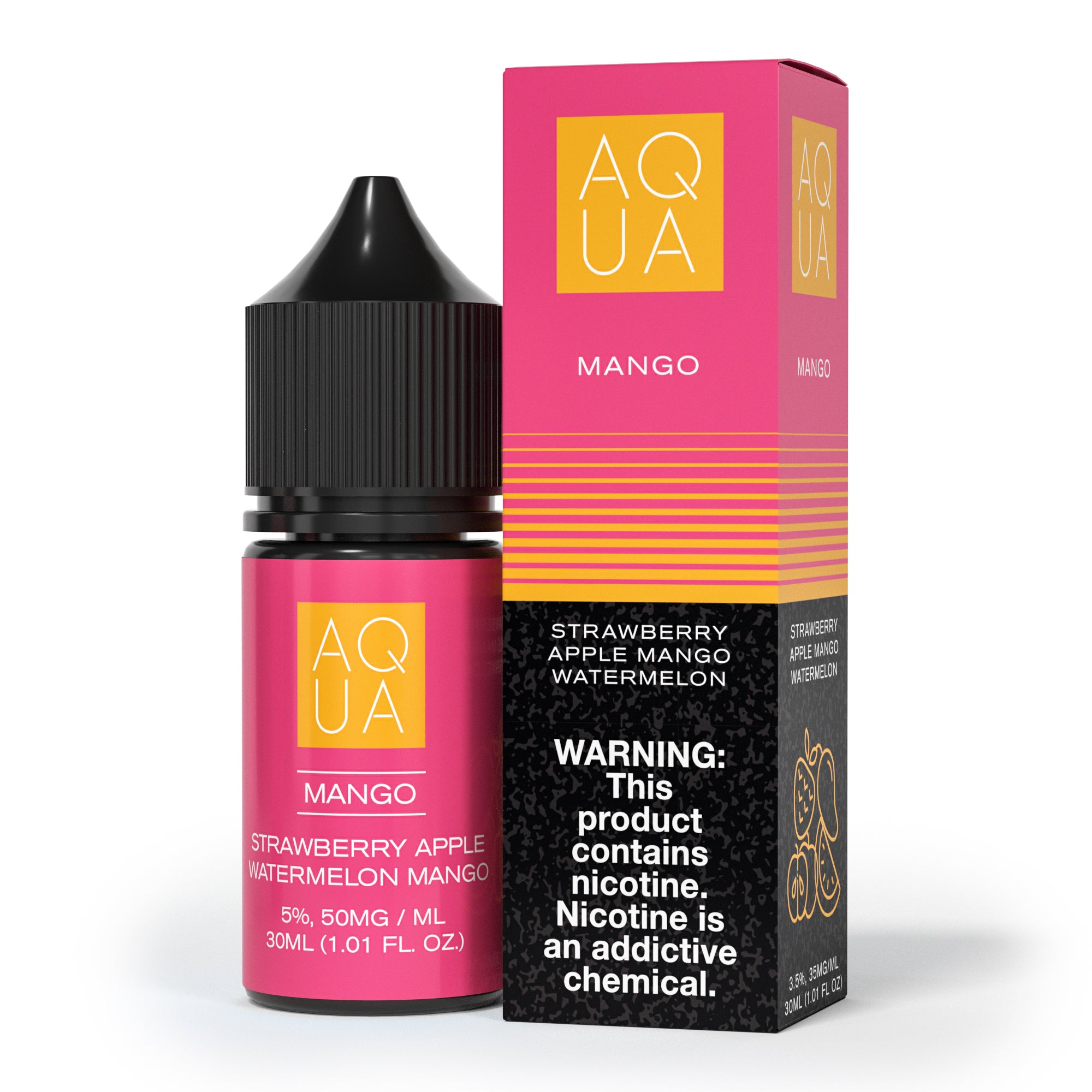 Pure Mango Aqua TFN Salts 30mL with packaging