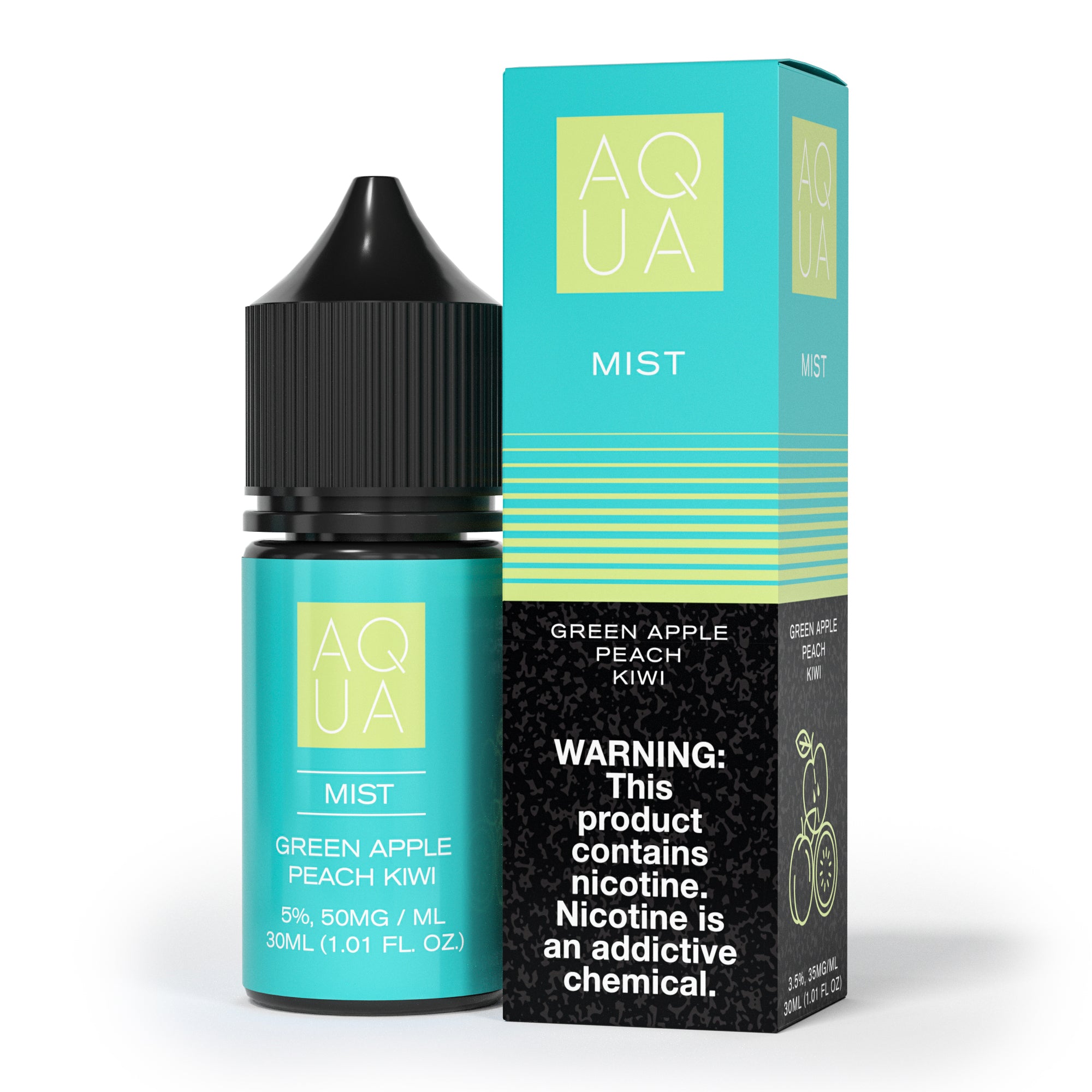 Mist Aqua TFN Salts 30mL with packaging