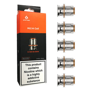 Geekvape M Series Coils (5-Pack) M0.14 Coil 0.14ohm with Packaging