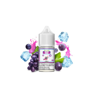  Grape Chew Freeze by Pod Juice Salts Series 30mL Bottle with background