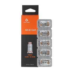 GeekVape G Coils Pod Formula (5-Pack) G0.8 0.8ohm Mesh with packaging