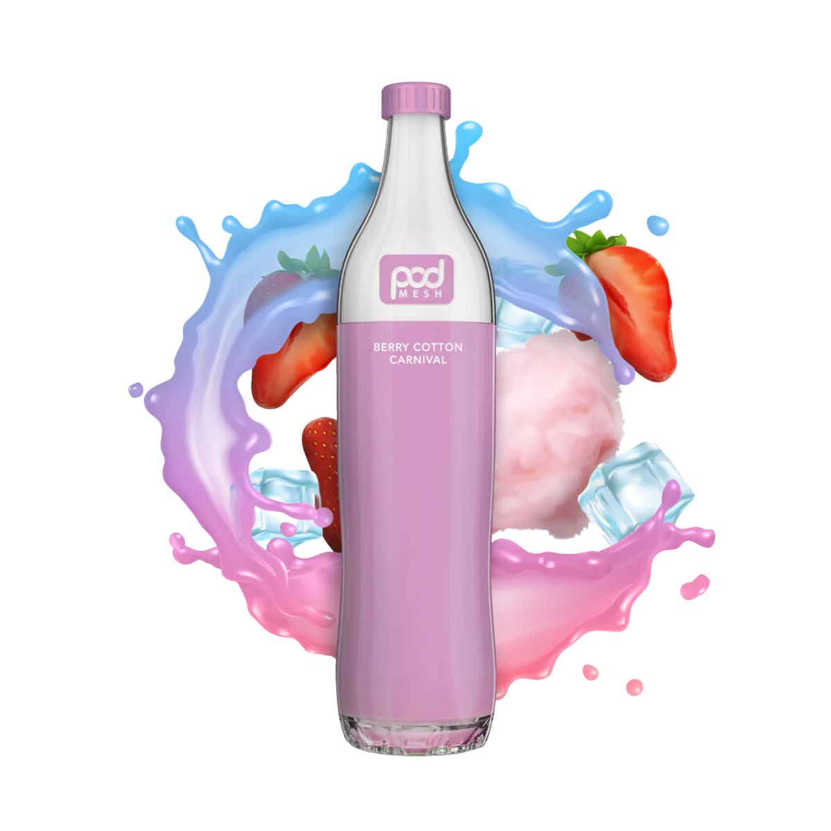 Pod Mesh Flo Disposable | 3500 Puffs | 10mL Berry Cotton Carnival