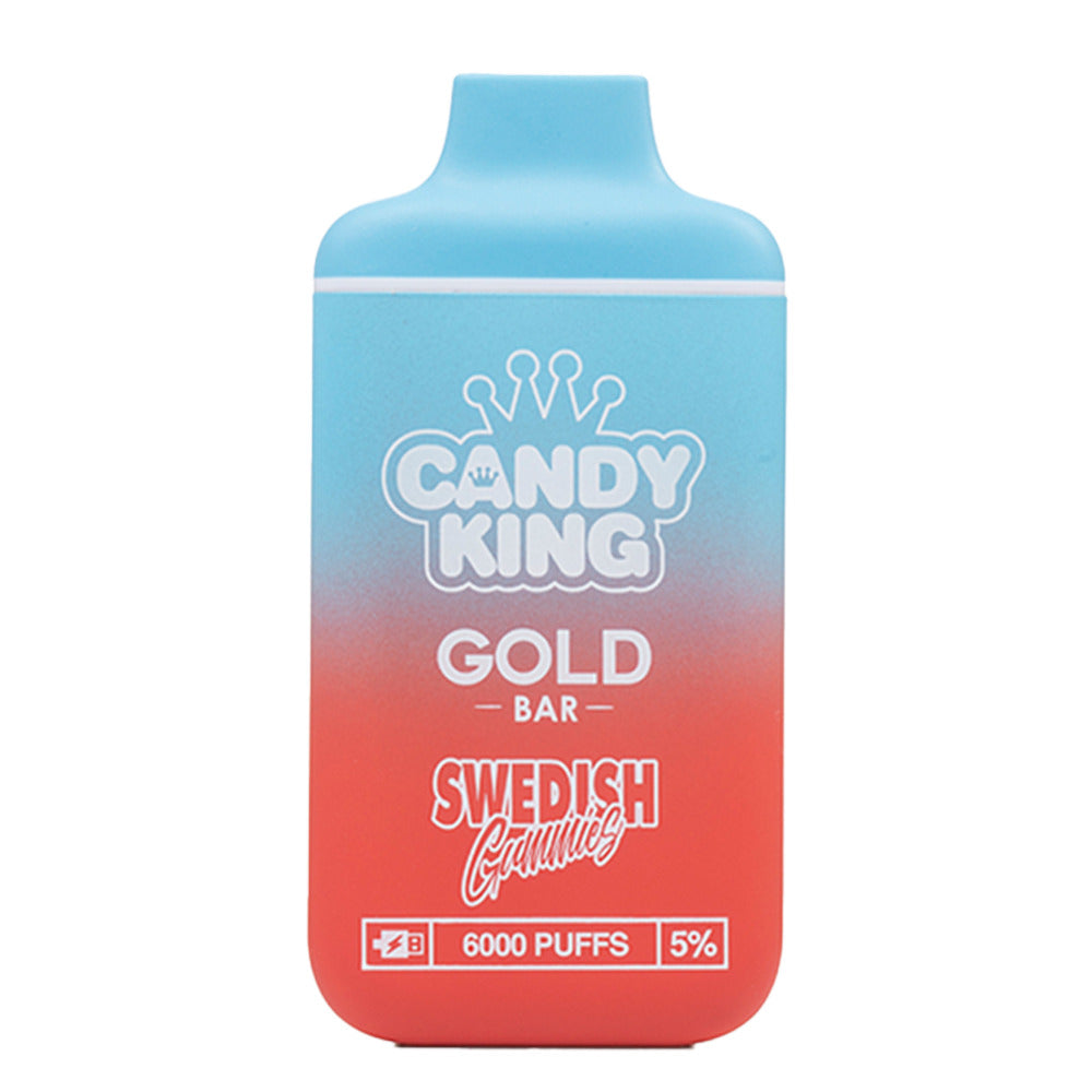 Candy King Gold Bar Disposable | 6000 Puffs Swedish Gummy
