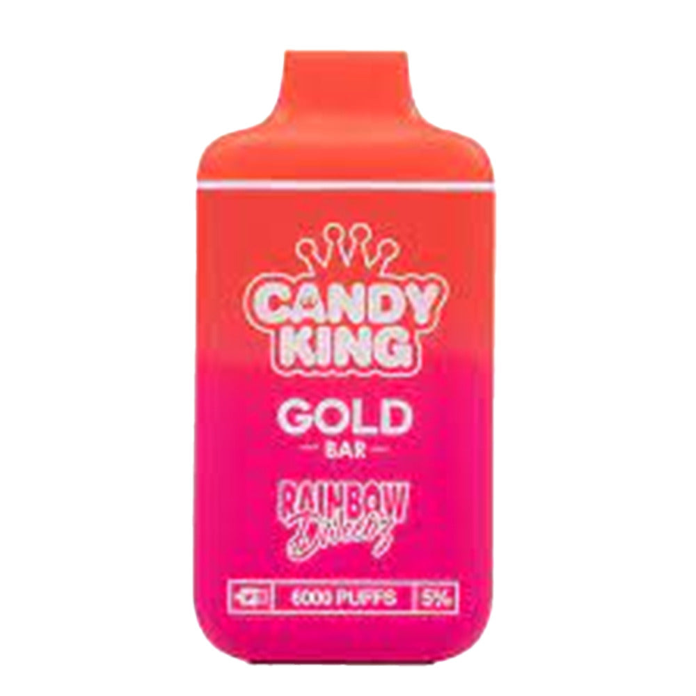 Candy King Gold Bar Disposable | 6000 Puffs Rainbow Dweebz