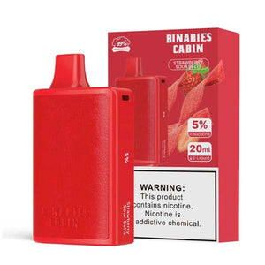 HorizonTech – Binaries Cabin Disposable | 10,000 puffs | 20mL Strawberry Sour Belts	with Packaging