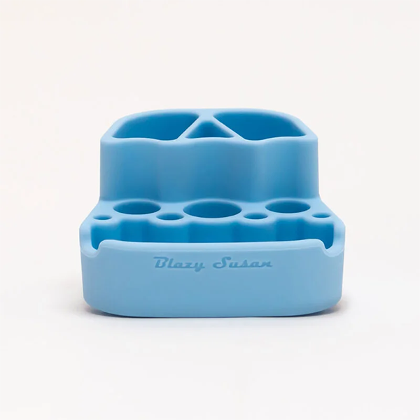 Blazy Susan Silicone Dab Station Blue