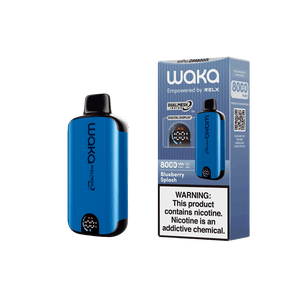 WAKA SoPro DM8000 17mL 8000 Puff Disposable Blueberry Splash with packaging