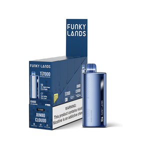 Funky Lands Ti7000 7000 Puff 12.8mL 40-50mg Disposable Rinbo Cloudd with Packaging