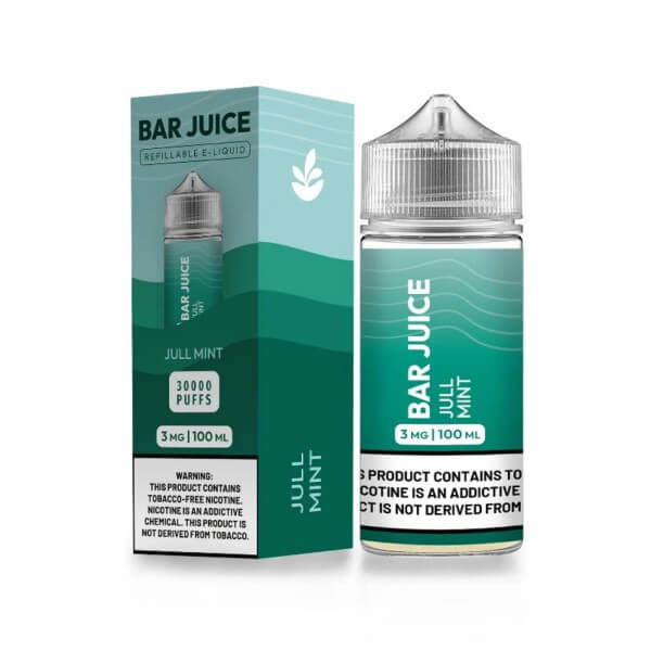 Jull Mint Bar Juice BJ30000 100mL 3mg bottle with packaging