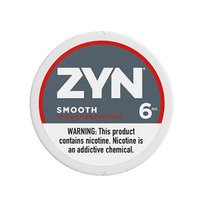 ZYN Nicotine Pouches (15ct Can)(5-Can Pack) Smooth