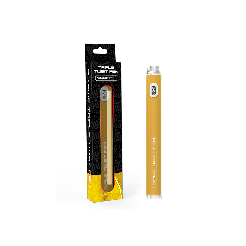 Luzid Triple Twist 510 Battery | 900mAh Yellow