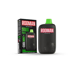 Aloha Sun Rodman 9100 Puffs 16mL 50mg Disposable Cool Mint with packaging