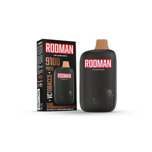 Aloha Sun Rodman 9100 Puffs 16mL 50mg Disposable VC Tobacco with packaging