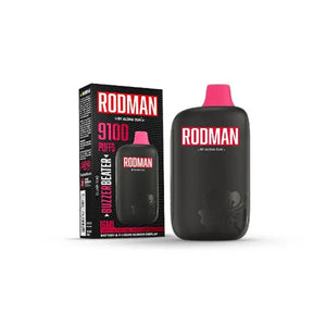 Aloha Sun Rodman 9100 Puffs 16mL 50mg Disposable Buzzer Beater (Lush Ice) with packaging