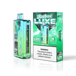Puff HotBox Luxe Disposable 12000 puffs 20mL 50mg Crisp Mint