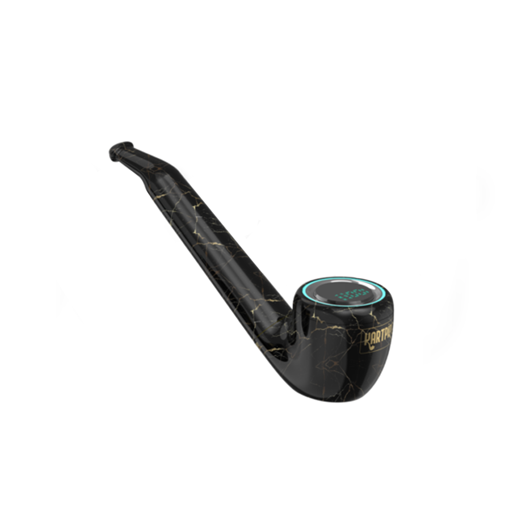 Luzid Kart Pipe 510 Battery Mod | 650mAh Black Gold Marble