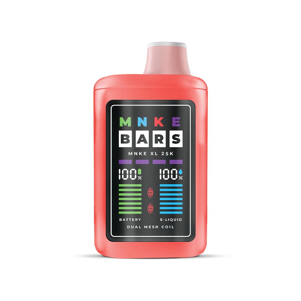 MNKE Bars XL ZERO Disposable Straw Guaw Iced