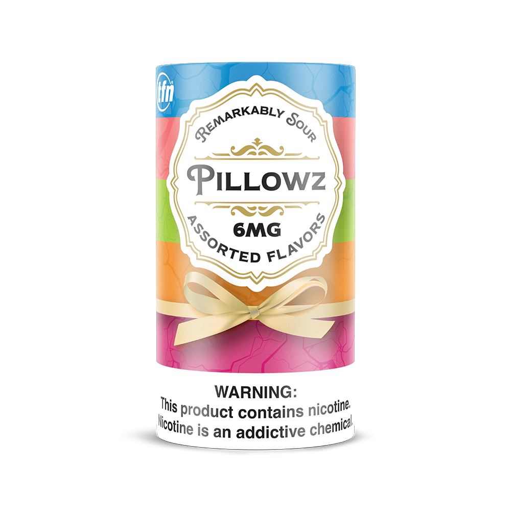 Pillowz TFN Nicotine Pouch 3-9mg x20 Pouch (5 Pack) Assorted Flavor Multi-Pack 6mg