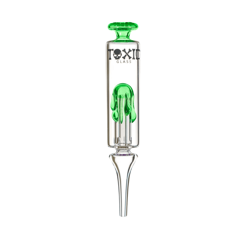 MKGlass TXNC30 Toxic Drip Glass Nectar Collector | Lime