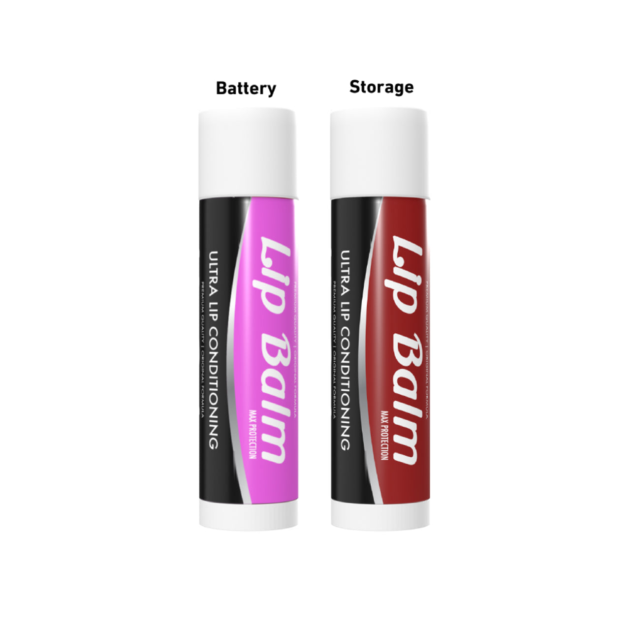 Smyle Labs Lip Balm (Chapstick) Cart Pen Battery Red/Pink