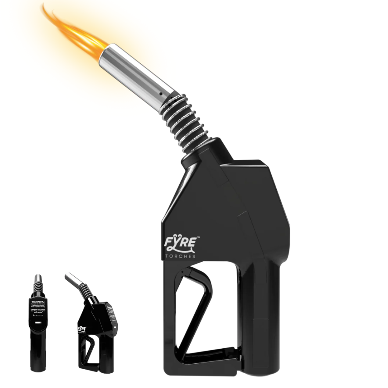 Smyle Labs Fyre “Gas Pump” Shaped Torch Refillable and Adjustable Flame Black