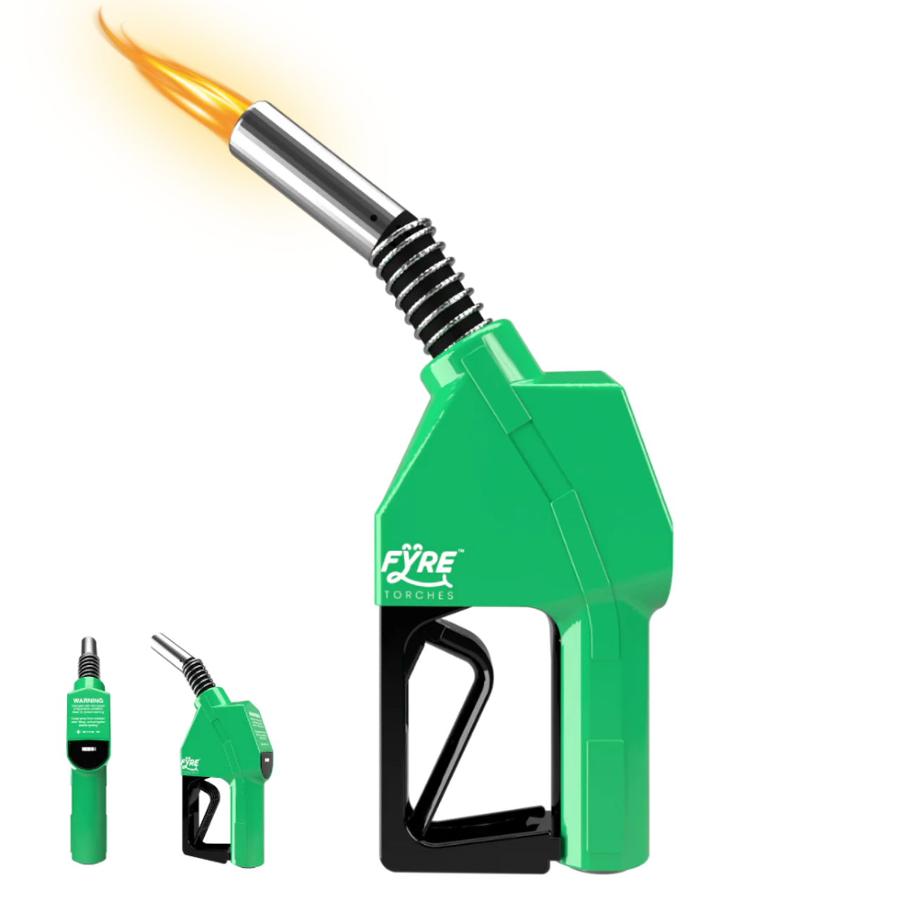 Smyle Labs Fyre “Gas Pump” Shaped Torch Refillable and Adjustable Flame Green