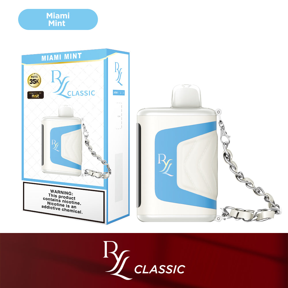 RYL Classic 35k Disposable Miami Mint with packaging