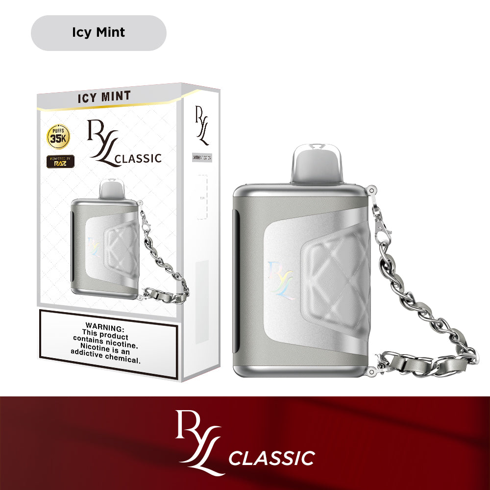 RYL Classic 35k Disposable Icy Mint with packaging