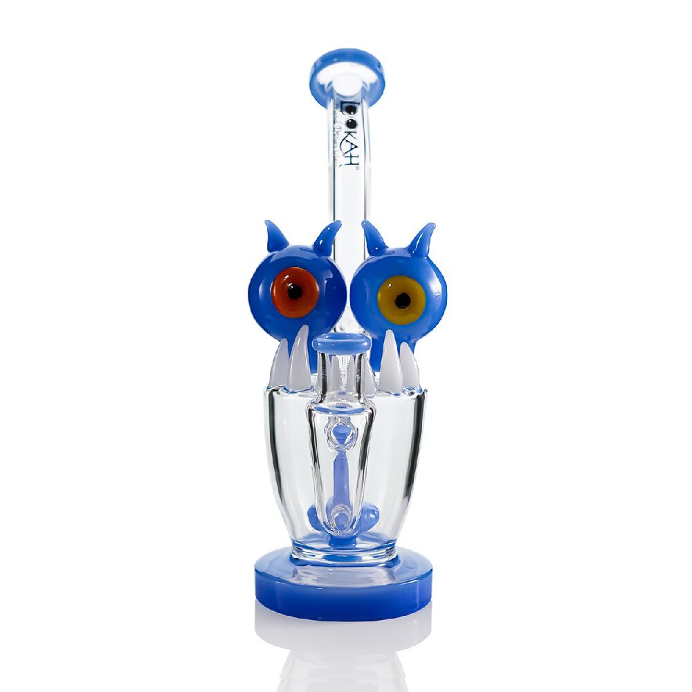 Lookah (Dab Rig) 10″ Cool Percolator Alien Eyestalk Water Pipe Blue