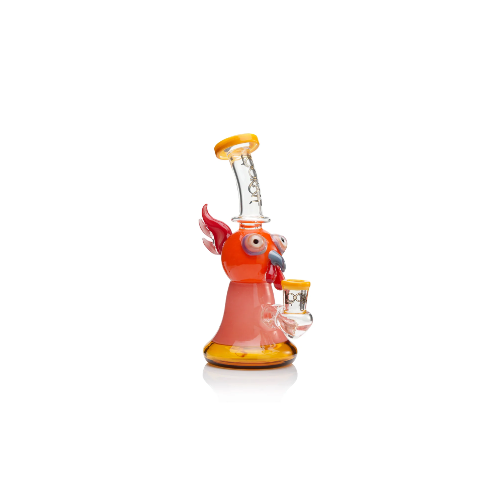 Lookah 7.8” Cute Cartoon Owl Dab Rig (WPC1219OR) Orange