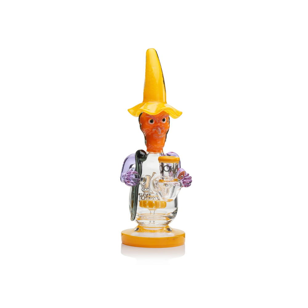 Lookah 9.4” Cool Mystic Wizard Dab Rig (WPC1220YL) Yellow