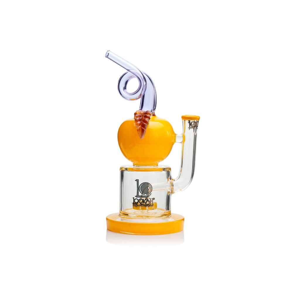 Lookah 9” Cute Apple Percolator Dab Rig (WPC1222YL) Yellow