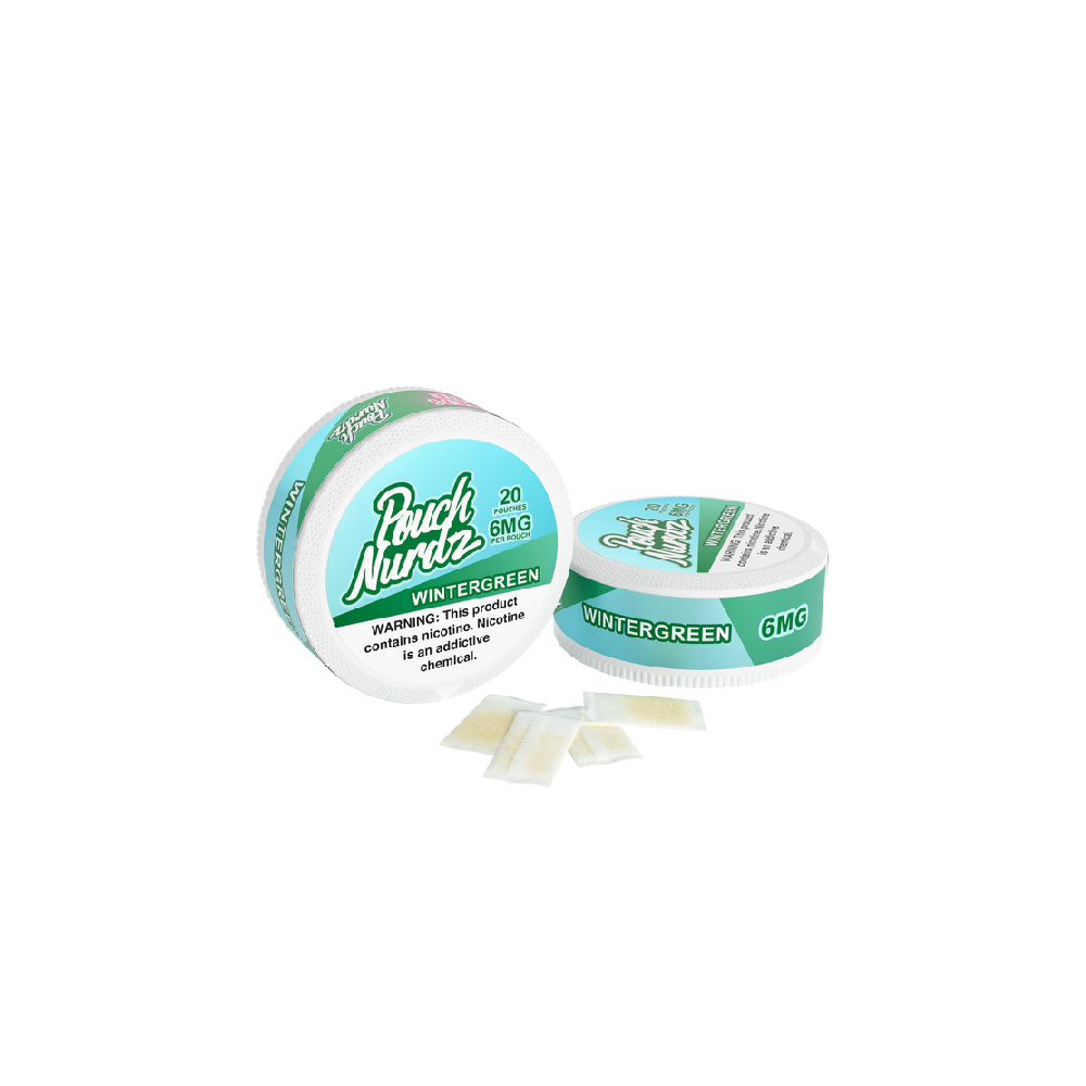 Pouch Nurdz Nicotine Pouch (20ct Can)(5pc Display) Wintergreen