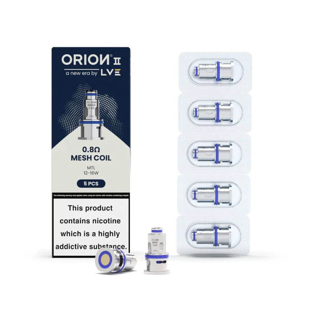 LVE Orion II V2 Mesh Coils (5-Pack) with packaging