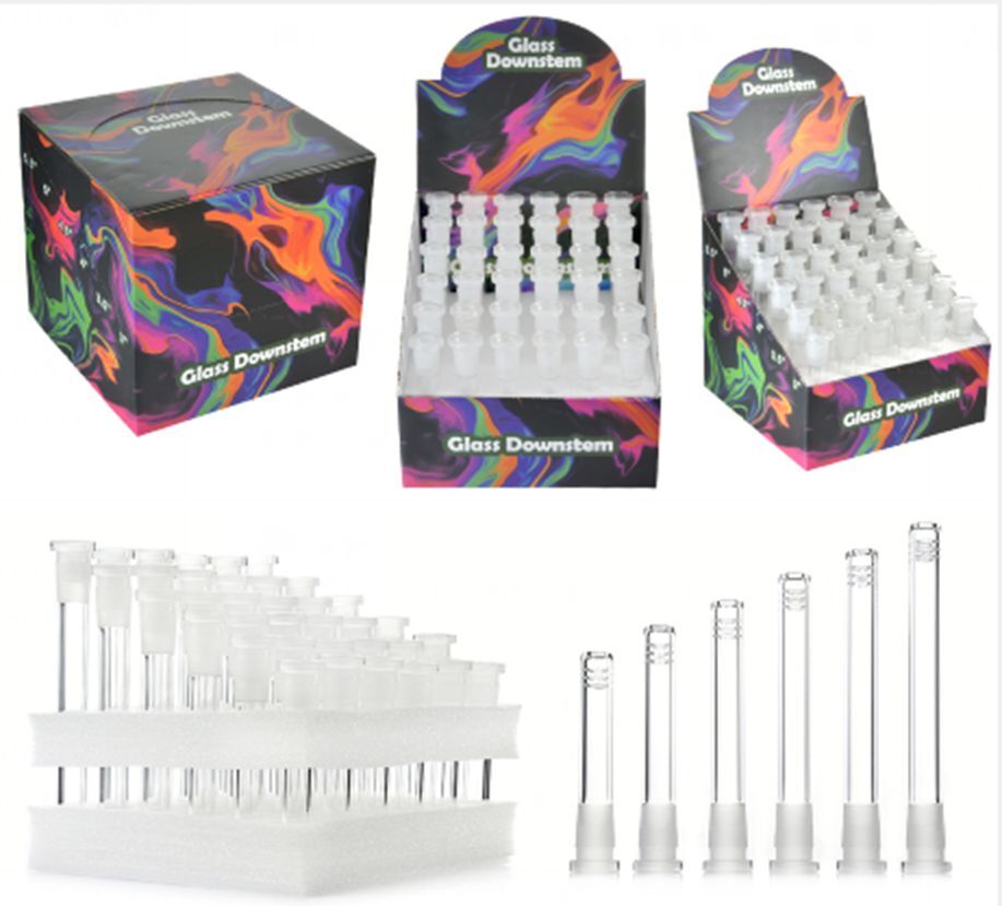 Glass Downstem 5.5″- 3″ (SAS) (36pc Display)