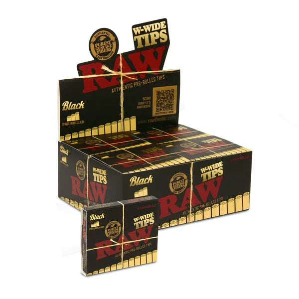 Raw Rolling Tips (DSPLY 20pc) with packaging