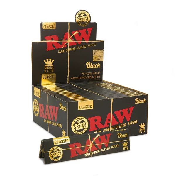 Raw Rolling Papers (DSPLY 50pc) with packaging
